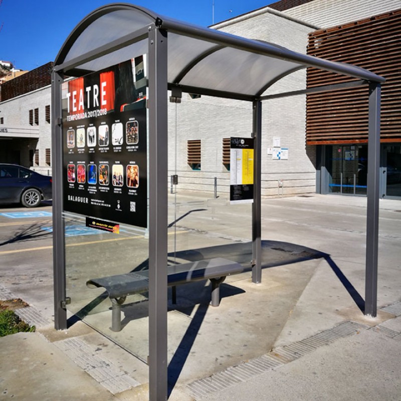 Marquesina parada d'autobús Econòmica